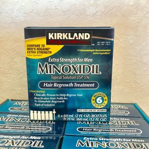 Kirkland Minoxidil 5% Hair Regrowth Solution Extra Strength Men 6 Month Supply