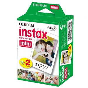 Fujifilm Instax Mini Film Twin Pack 20 Prints for Fuji 50s 25 7s 90 Mini8 Mini9 Cameras