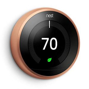 Nest Learning Thermostat | 3rd Generation WiFi Bluetooth Smart Thermostat Copper