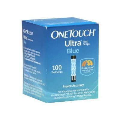 One Touch Ultra Blue Diabetic Test Strips 100 ct