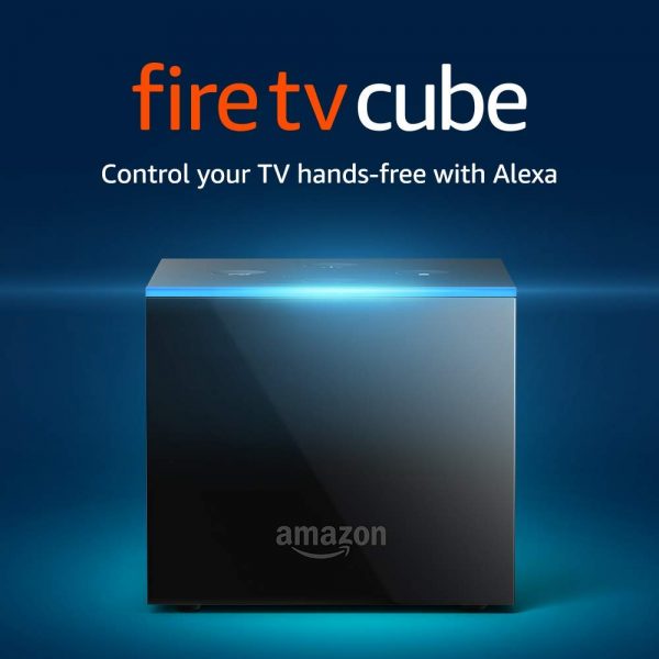 Amazon Fire TV Cube | Hands-Free with Alexa and 4K Ultra HD | Streaming Media Player