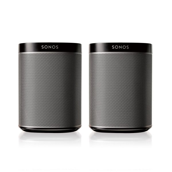 Sonos PLAY:1 2-Room Wireless Smart Speakersfor Streaming Music - Starter Set Bundle