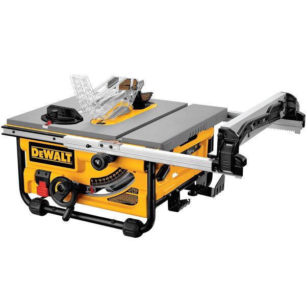 DEWALT DW745 10-Inch Compact Job-Site Table Saw with 20-Inch Max Rip Capacity