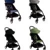 Babyzen Yoyo+ Stroller With 6+ Months Colour Seat pad & Black Stroller Frame